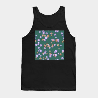 Gentle pattern with pink tropical flowers Tank Top